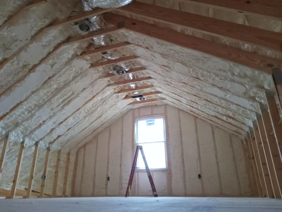 Spray foam roofing application for Crawl Space Insulation project in Avondale